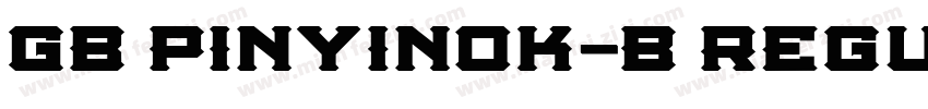 GB Pinyinok-B Regula字体转换